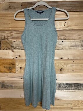 Eddie Bauer size XS Gray Buttery Soft Athletic Super Stretchy Dress with pockets